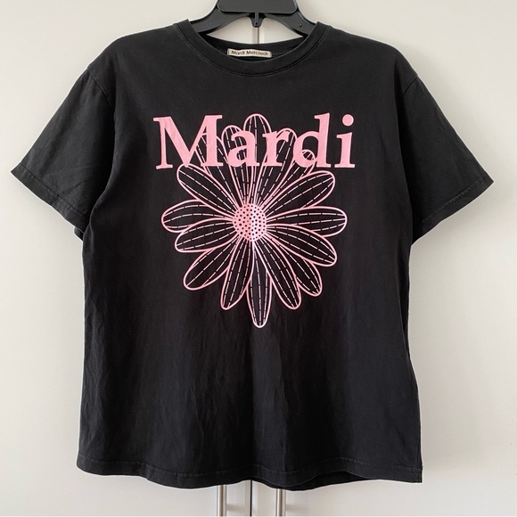 Mardi Mercredi Tops - Mardi Mercredi Flower Oversized T-shirt